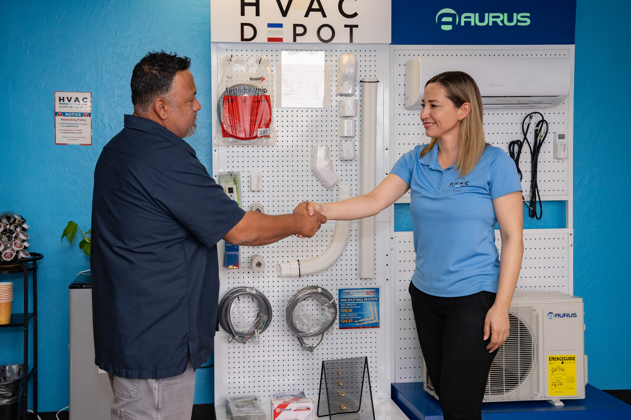 HVAC Comfort Supply at an industry expo