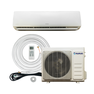 Aurus Mini Split 12K BTU R32 Wallmounted COMET 110V Heat Pump 17 SEER2 / 9.5 EER2 SEER ARU32-H12A1/INVL-US2E